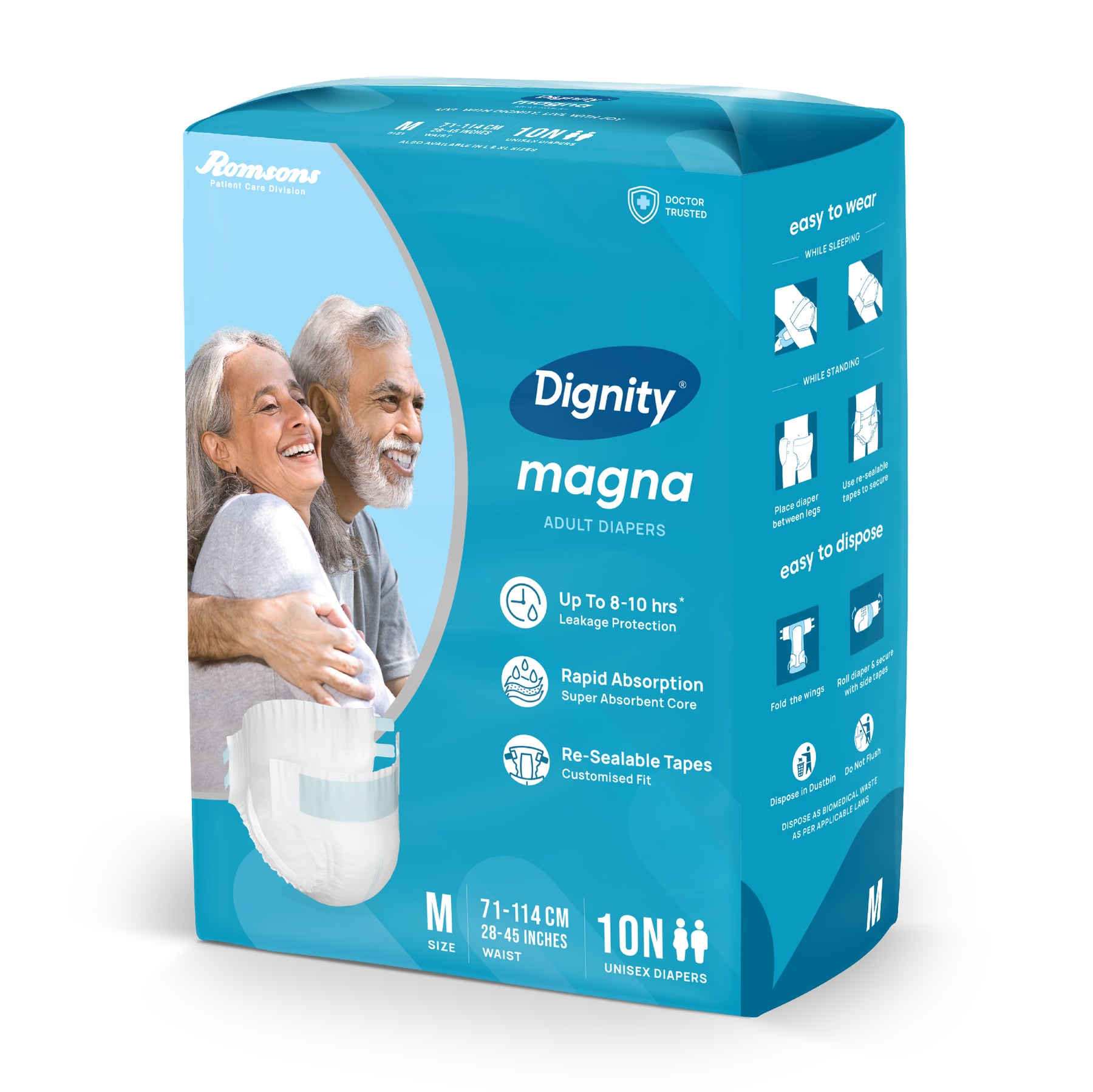 Order Dignity Magna Adult Diapers for Complete Leak-Proof Protection –