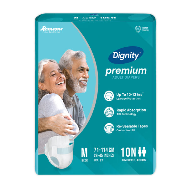 Buy original Romsons Dignity Premium Pull Up Adult Diapers (M-L